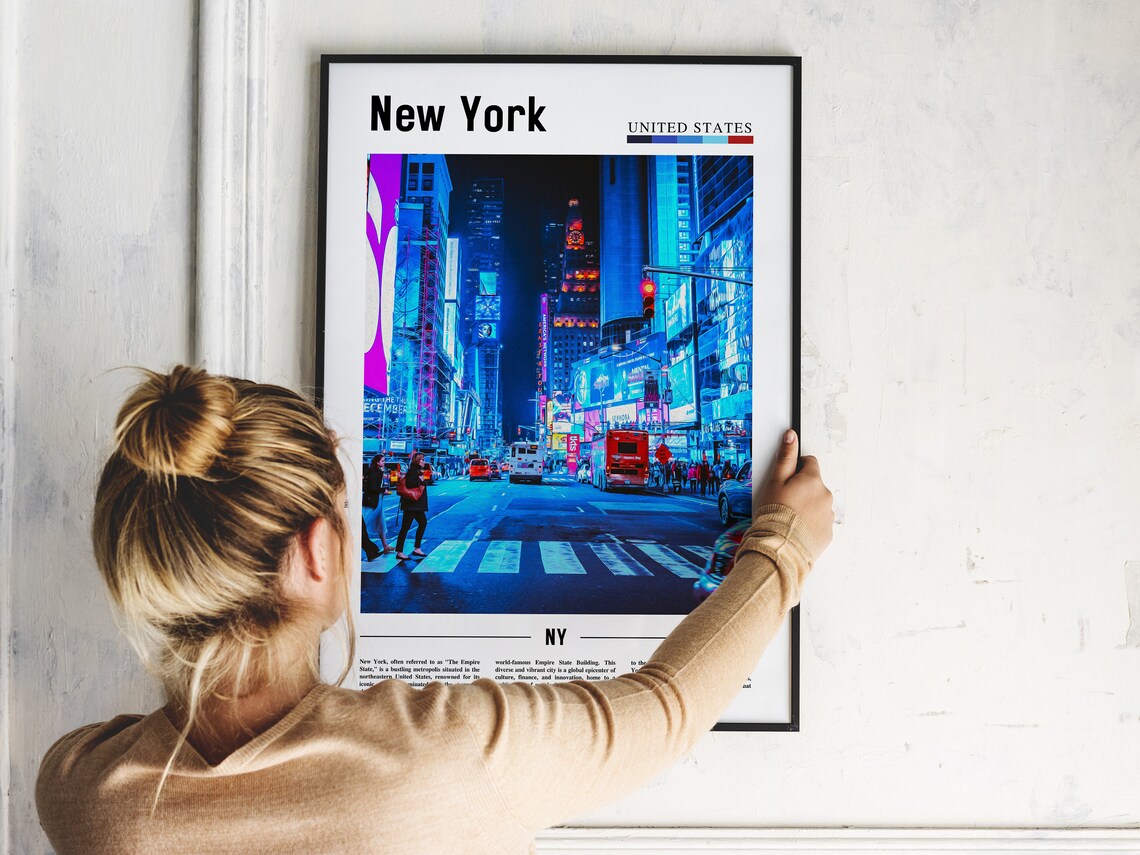 New York Travel Poster, City Wall Art Print - Image 5