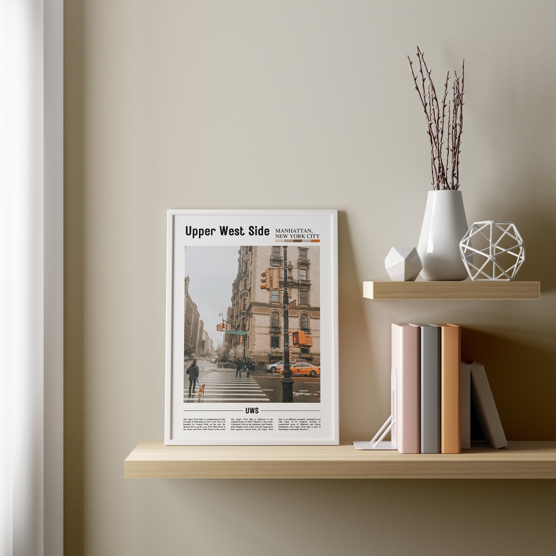 Upper West Side Travel Poster, City Artwork - Image 3