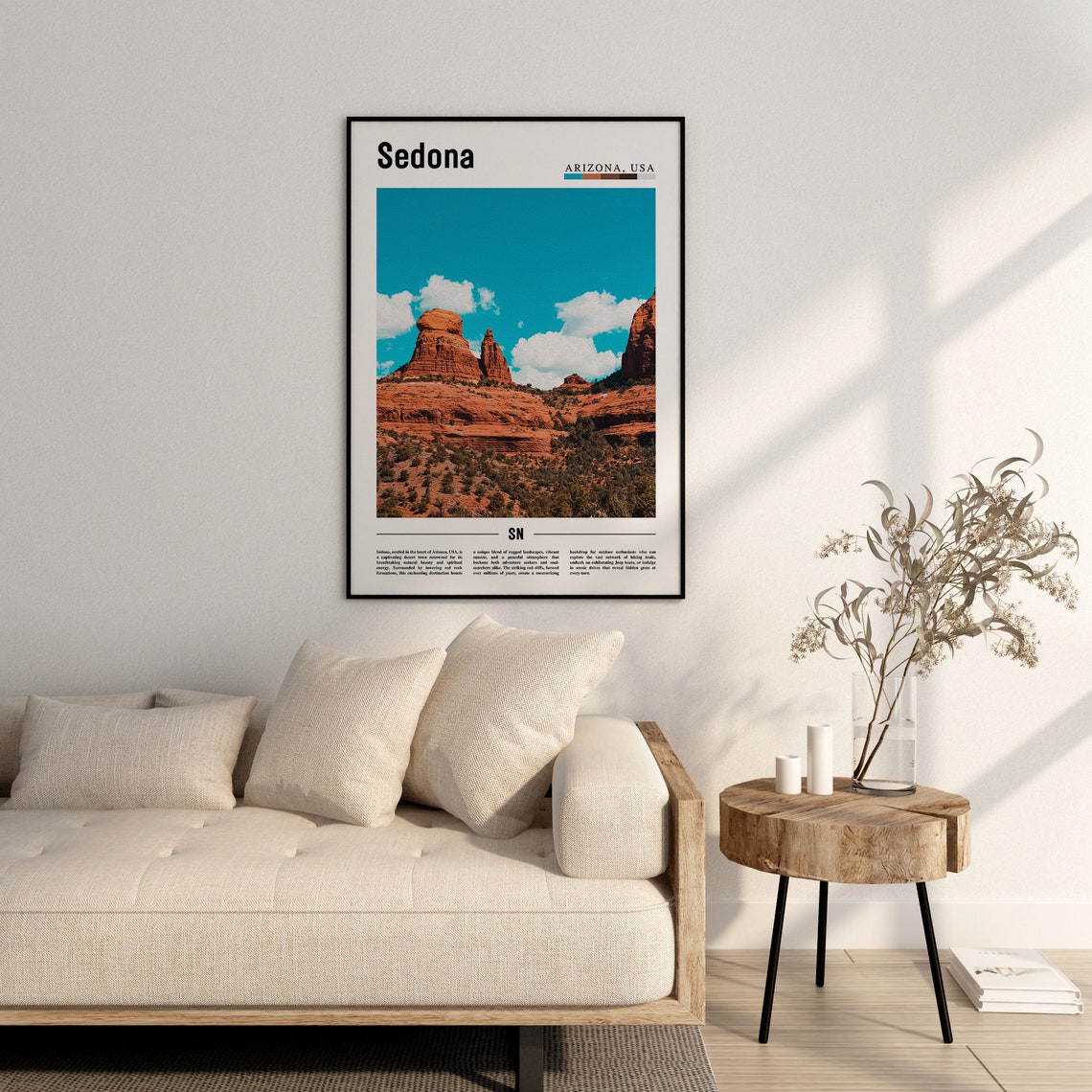 Sedona Poster Sedona Print Sedona Wall Art United States Photo United States Poster United States Print - Image 2