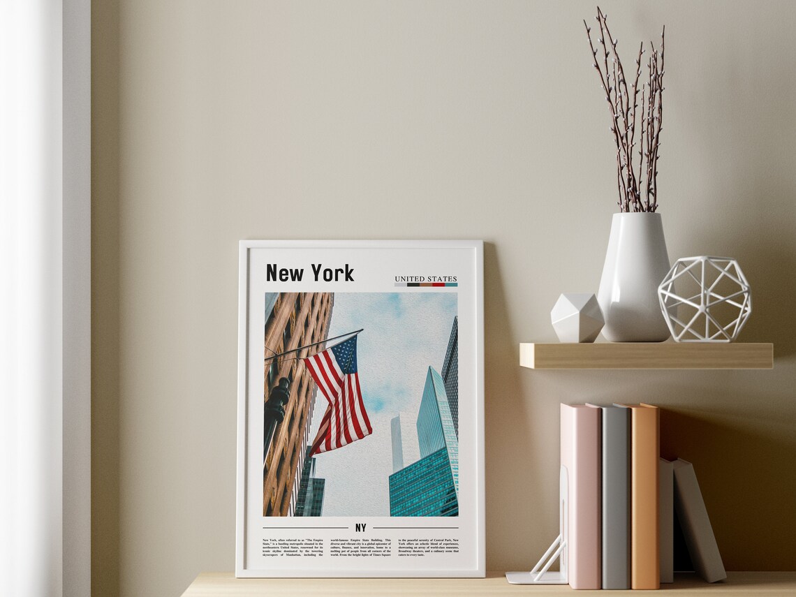 New York Travel Poster, NYC Wall Art Print - Image 3