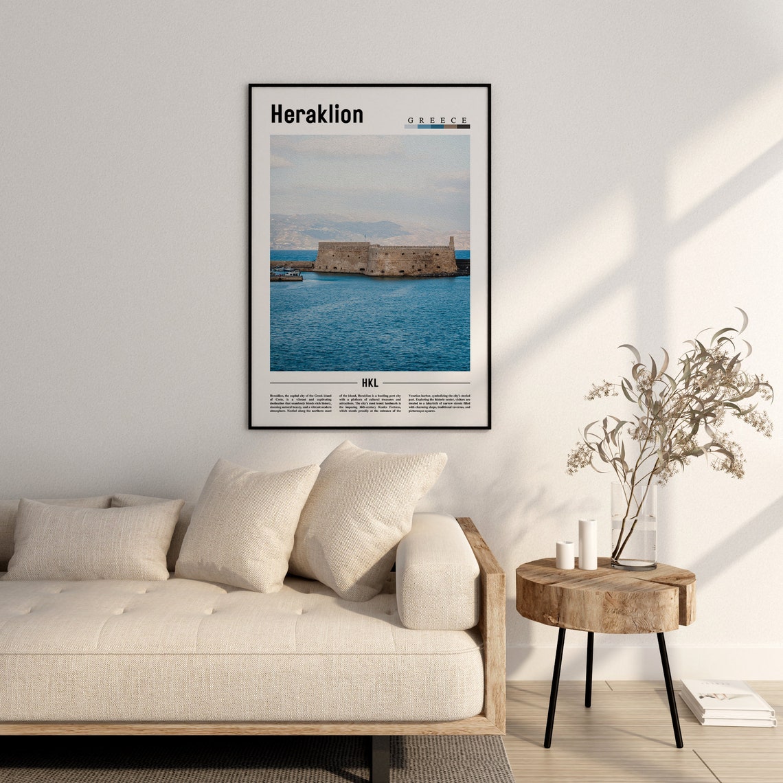 Heraklion Poster Heraklion Print Heraklion Wall Art Europe Photo Europe Poster Europe Print Travel Poster - Image 2
