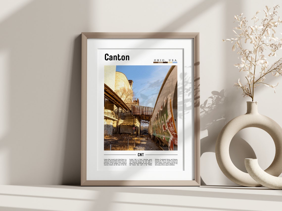 Canton Poster Canton Print Canton Wall Art United States Photo United States Poster United States Print - Image 3