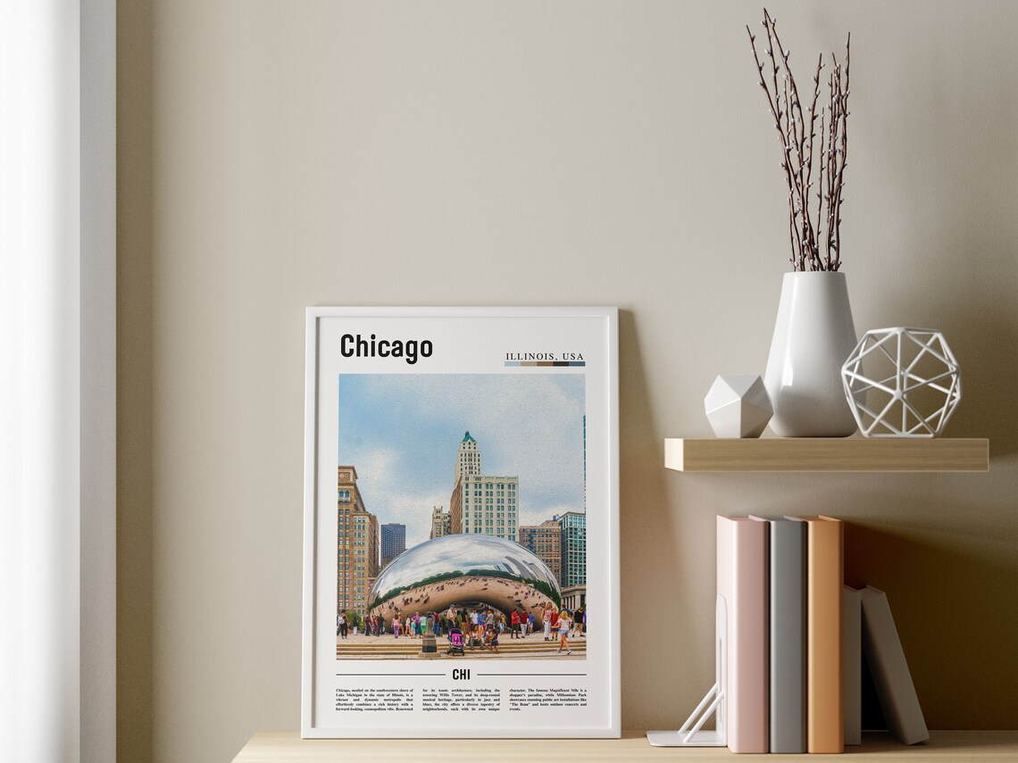 Chicago Travel Poster, United States Photo - Image 3