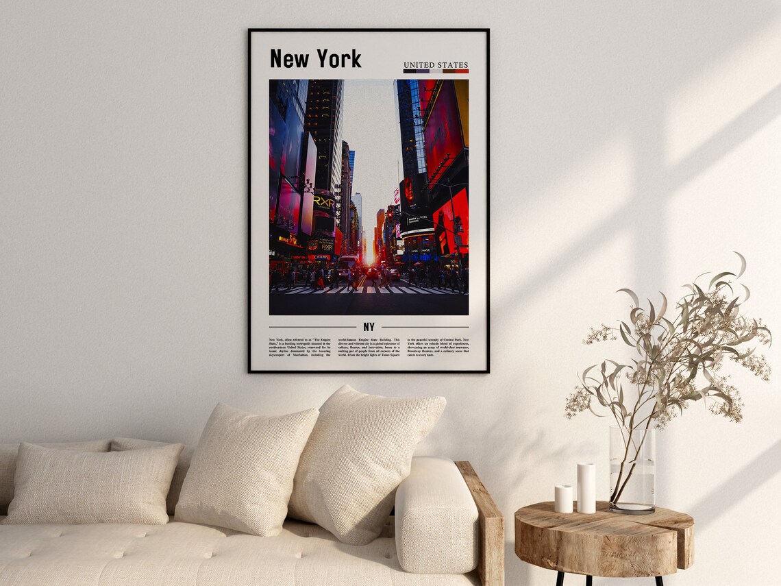 New York Travel Poster, City Photo Art Print - Image 2
