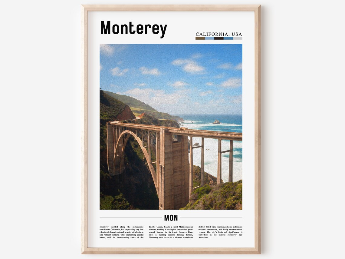Monterey Travel Poster, United States Photo