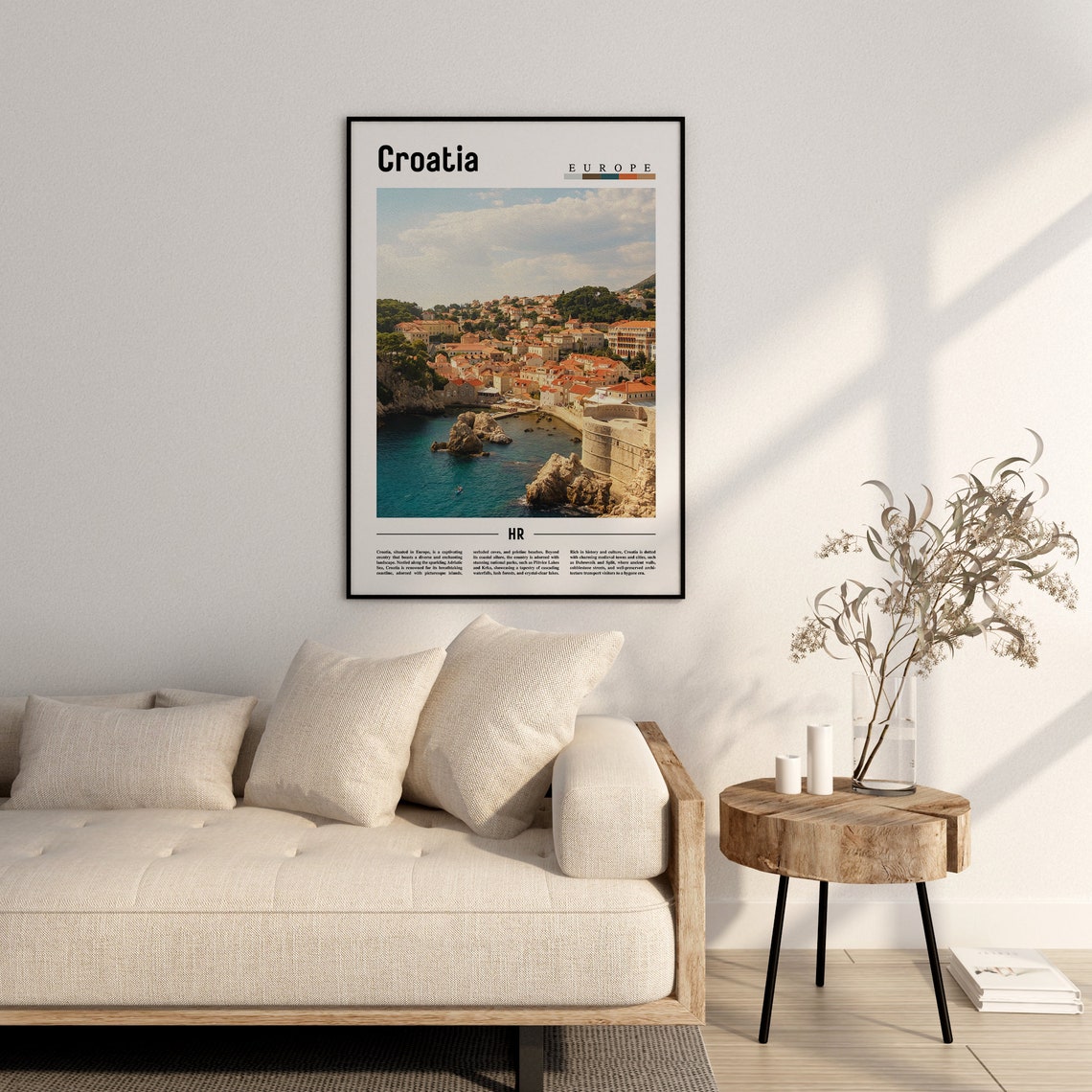 Croatia Poster Croatia Print Croatia Wall Art Europe Photo Europe Poster Europe Print Travel Poster - Image 2
