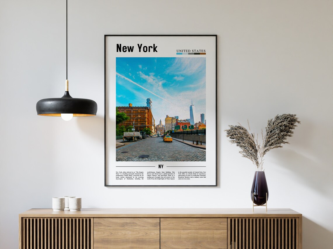 New York Travel Poster, NYC Wall Art Print - Image 4