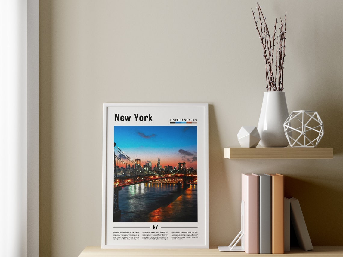 New York Poster New York Print New York Wall Art Ny Photo Ny Poster Ny Print New York Photo Travel Poster - Image 3