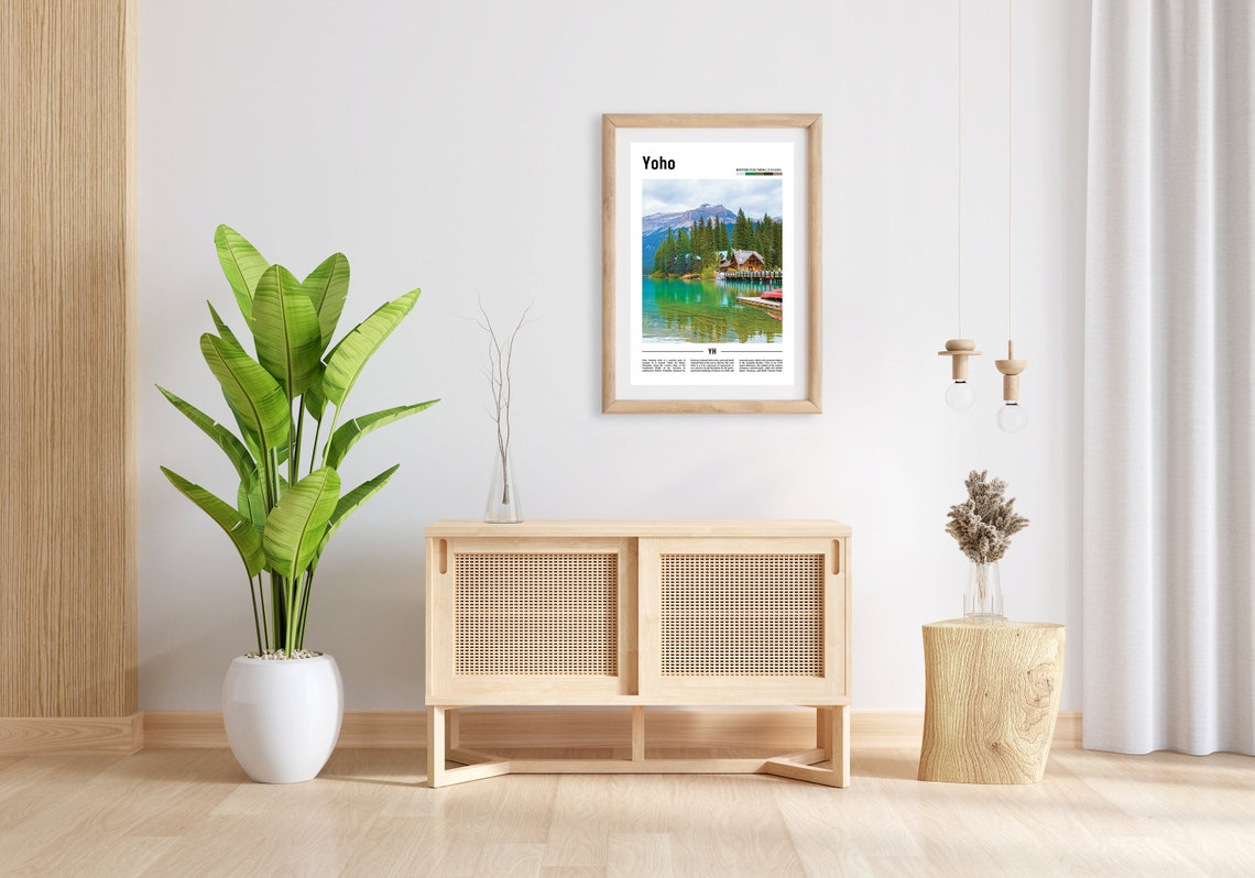 Yoho Print Yoho Poster Yoho Wall Art Oil Painting Poster Colorful City Print City Artwork Travel Artwork Travel Wall Art Lake Print - Image 5