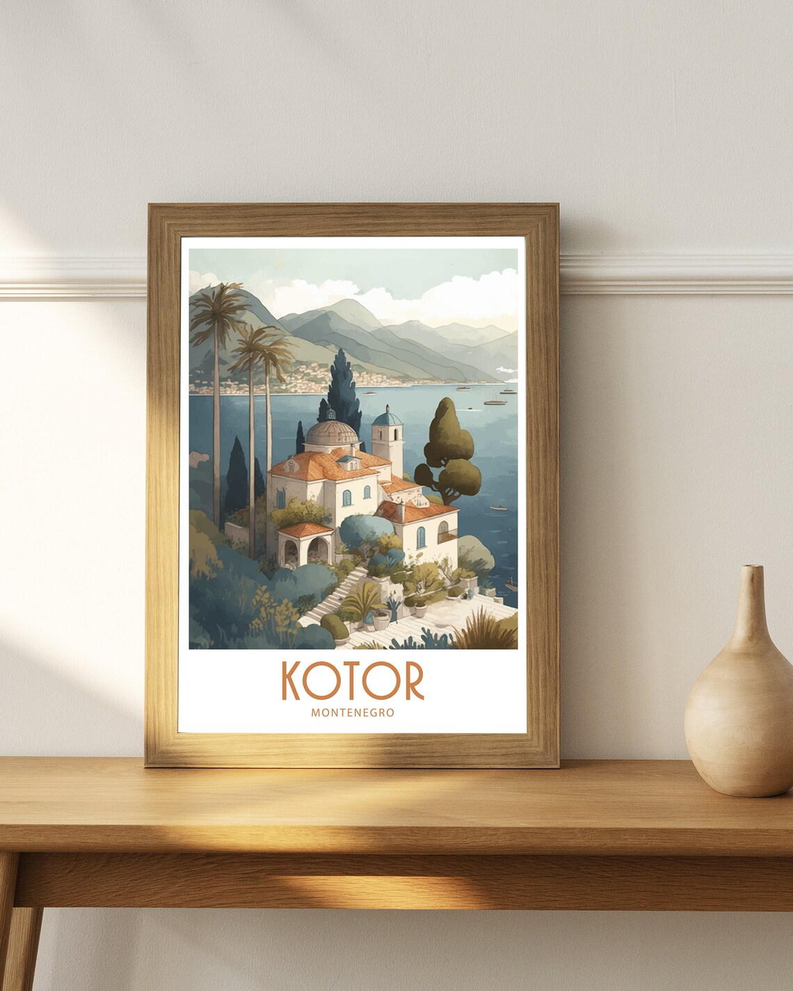 Kotor Travel Poster, Montenegro Scenic Wall Art - Image 5