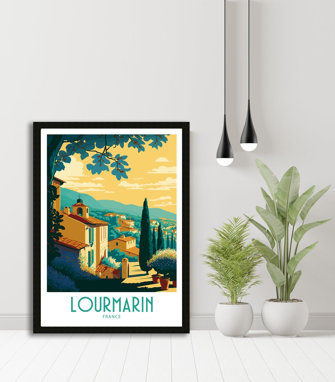 Lourmarin Travel Print Lourmarin France Poster Home Dcor Lourmarin France Art Print Lourmarin France Room Print Lourmarin France Print Gift - Image 6