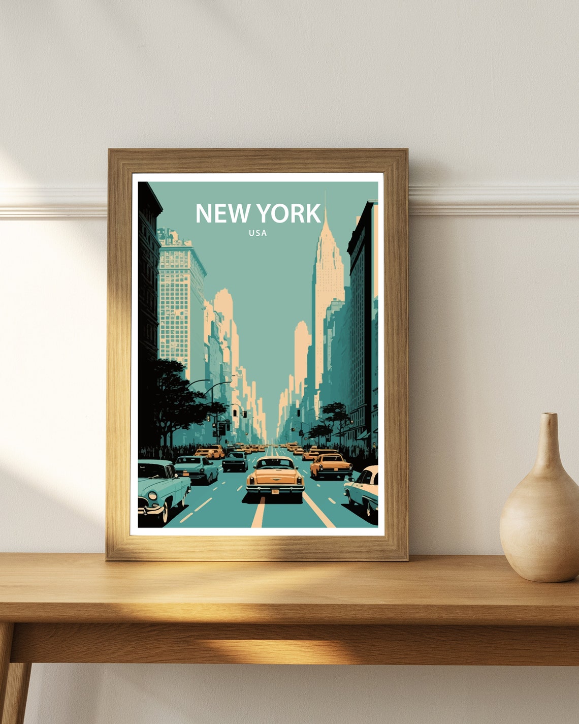 New York Art Print New York City Print New York Print Wall Decor Travel Poster Travel Print New York Wall Art New York Decor - Image 3