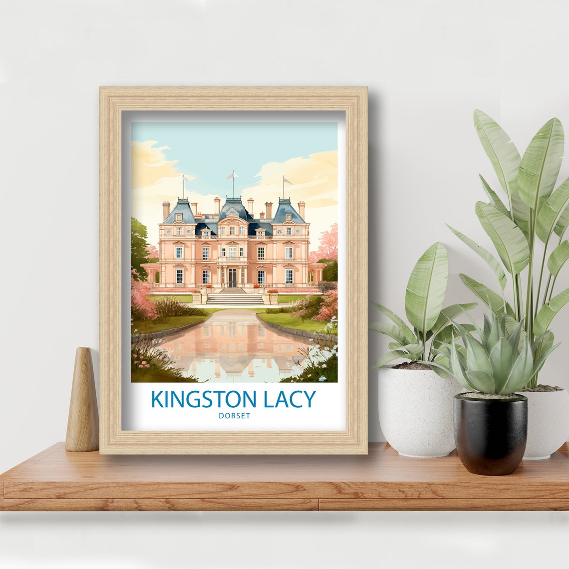 Kingston Lacy Dorset Stately Home Gardens Reflection Pool Poster - Image 5