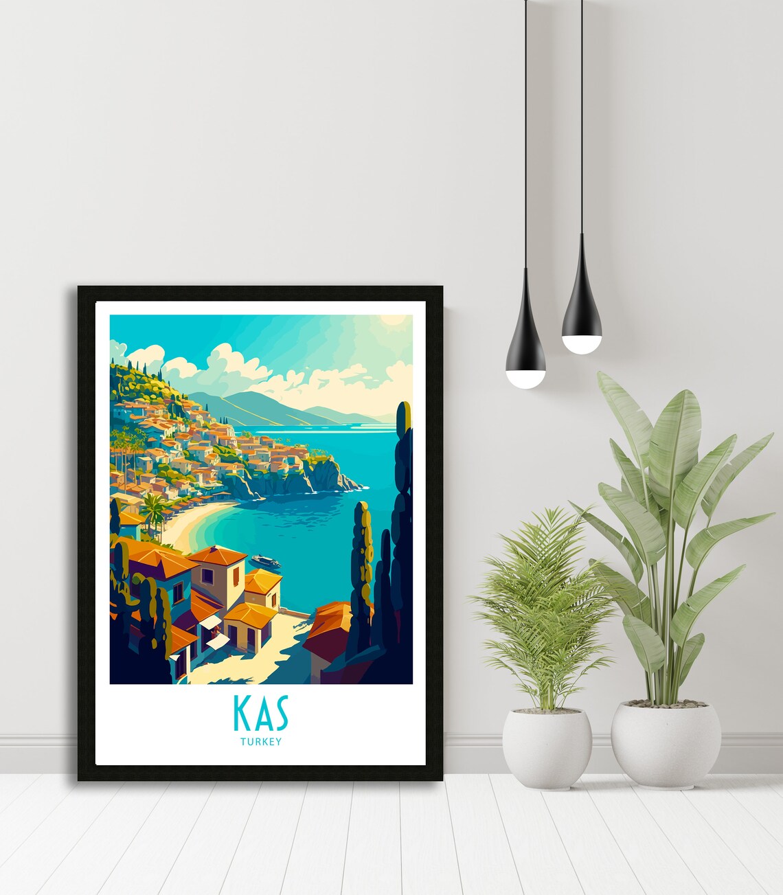 Kas, Turkey Travel Poster, Europe Wall Art Print - Image 5