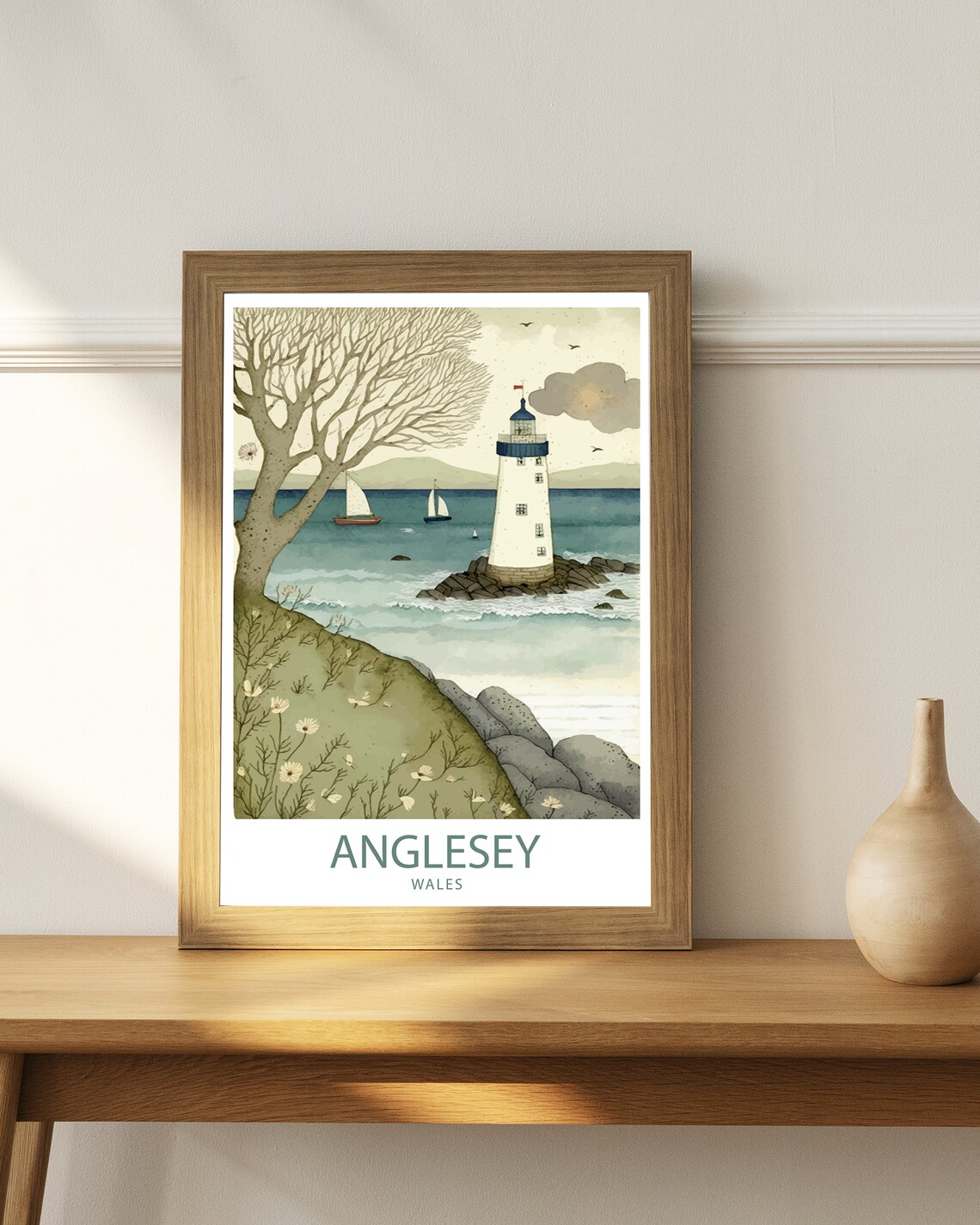 Anglesey Wales Travel Poster - Image 2