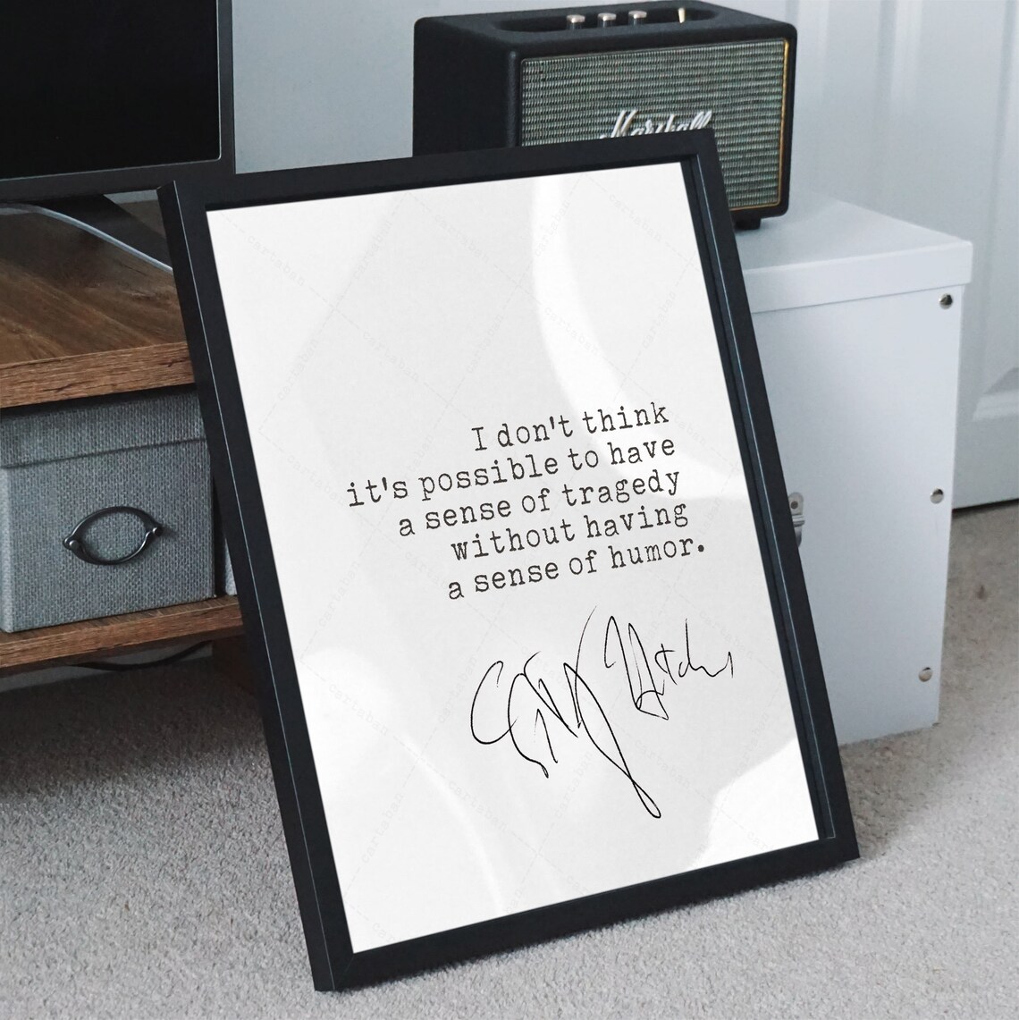 Christopher Hitchens Quote, Tragedy And Humor - Image 2