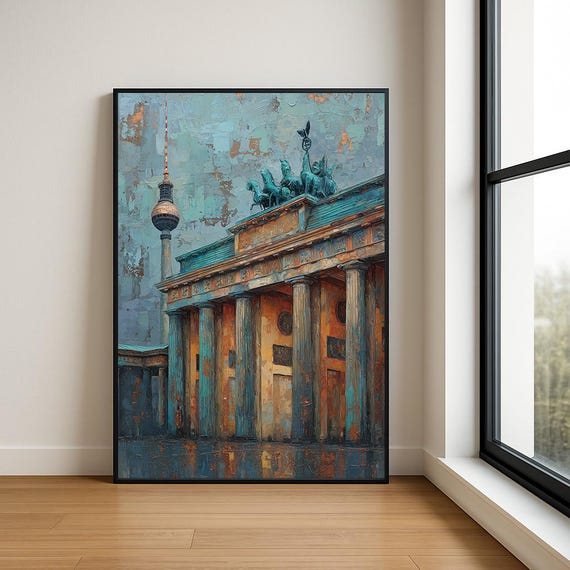 High Resolution Landmark Oil Painting