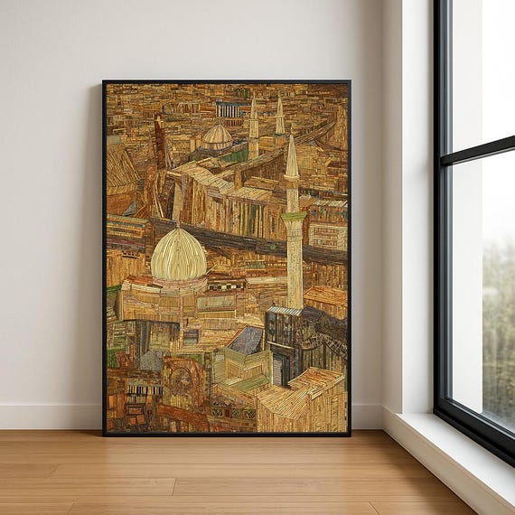 High Resolution Landmark Oil Painting