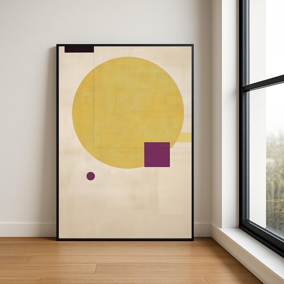 High Resolution Abstract Geometric Wall Art