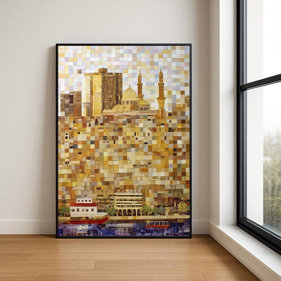 High Resolution Landmark Oil Painting