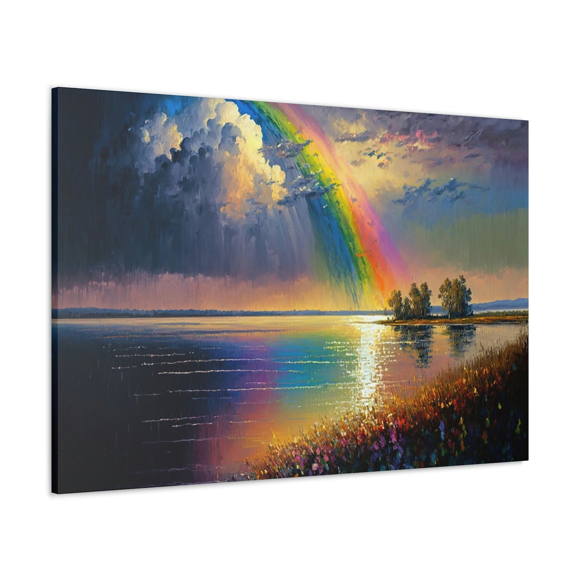 Rainbow Lake Wall Art Print - Image 3