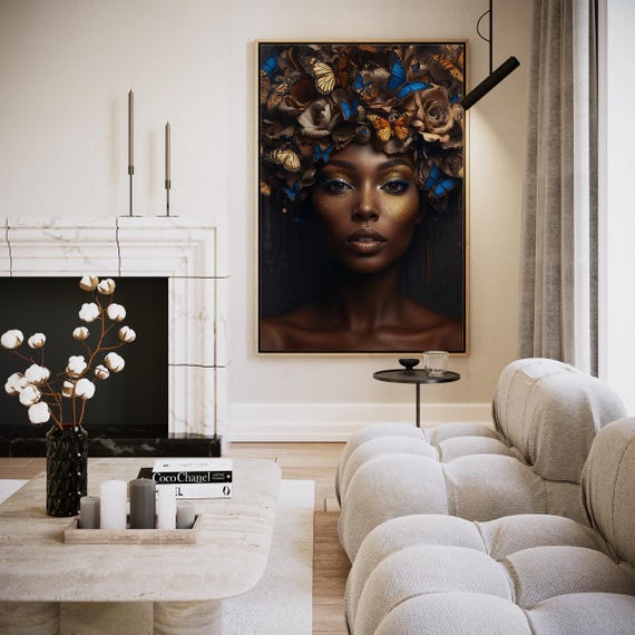 Butterflies And Flowers Splendor Artwork Wall Art