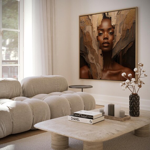 Female Portrait Mystery Artwork Wall Art