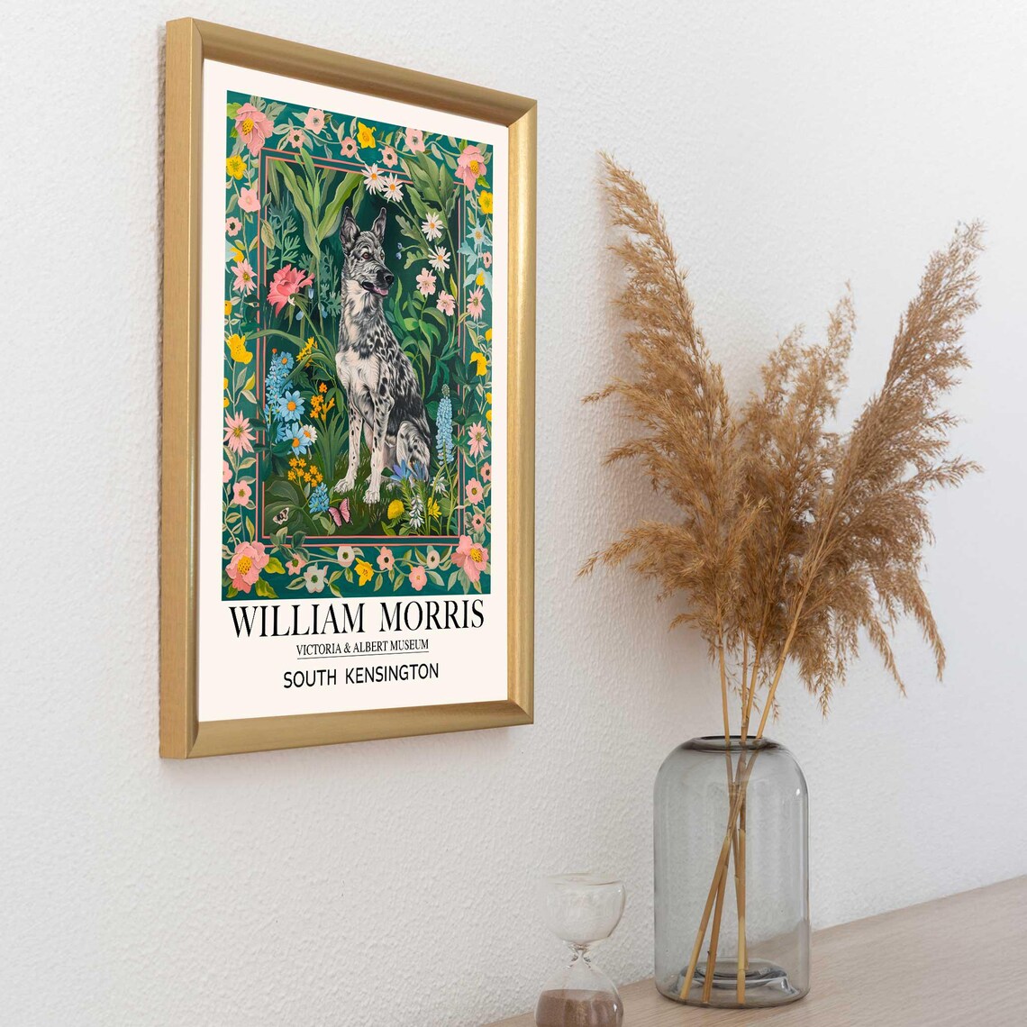 William Morris Speckled Dog Botanical Museum Exhibition Poster - Image 2