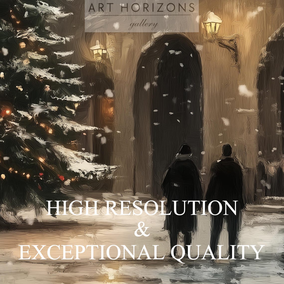 Christmas Town Frame Tv Art Navy Blue Winter Night Village Screensaver Holiday Houses Decor Cozy Christmas Aesthetic Art Tv42 - Image 3