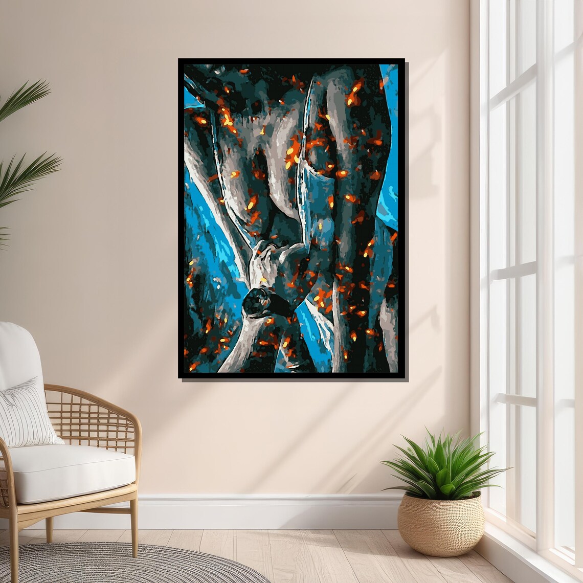 Abstract Figure Art, Bold Modern Contemporary Spaces - Image 4