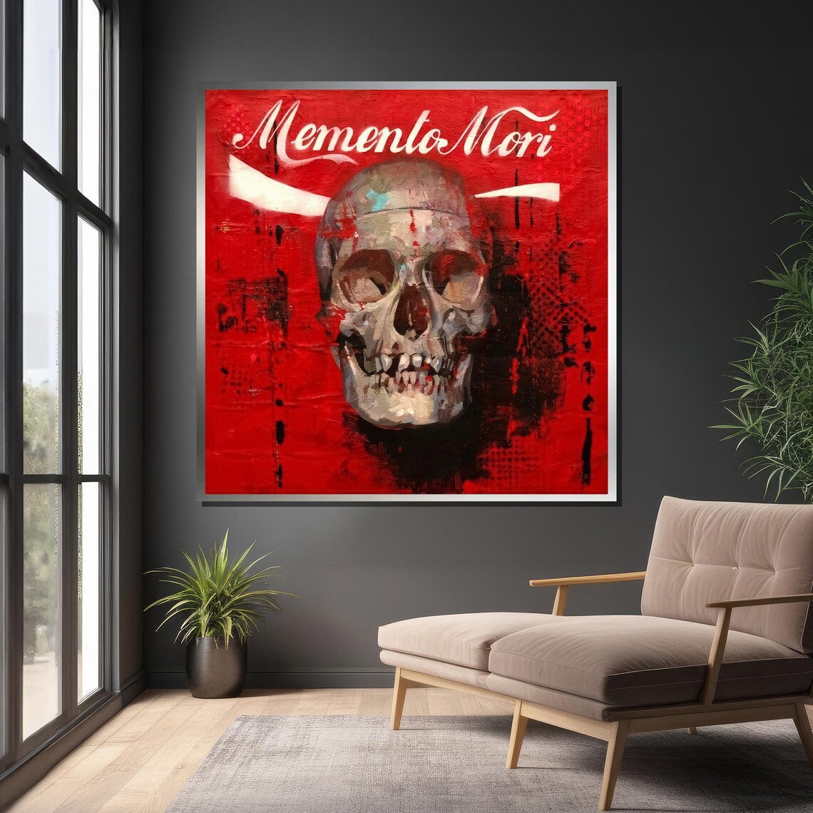 Memento Mori Skull Art by Zinsky, Vanitas Inspired - Image 4