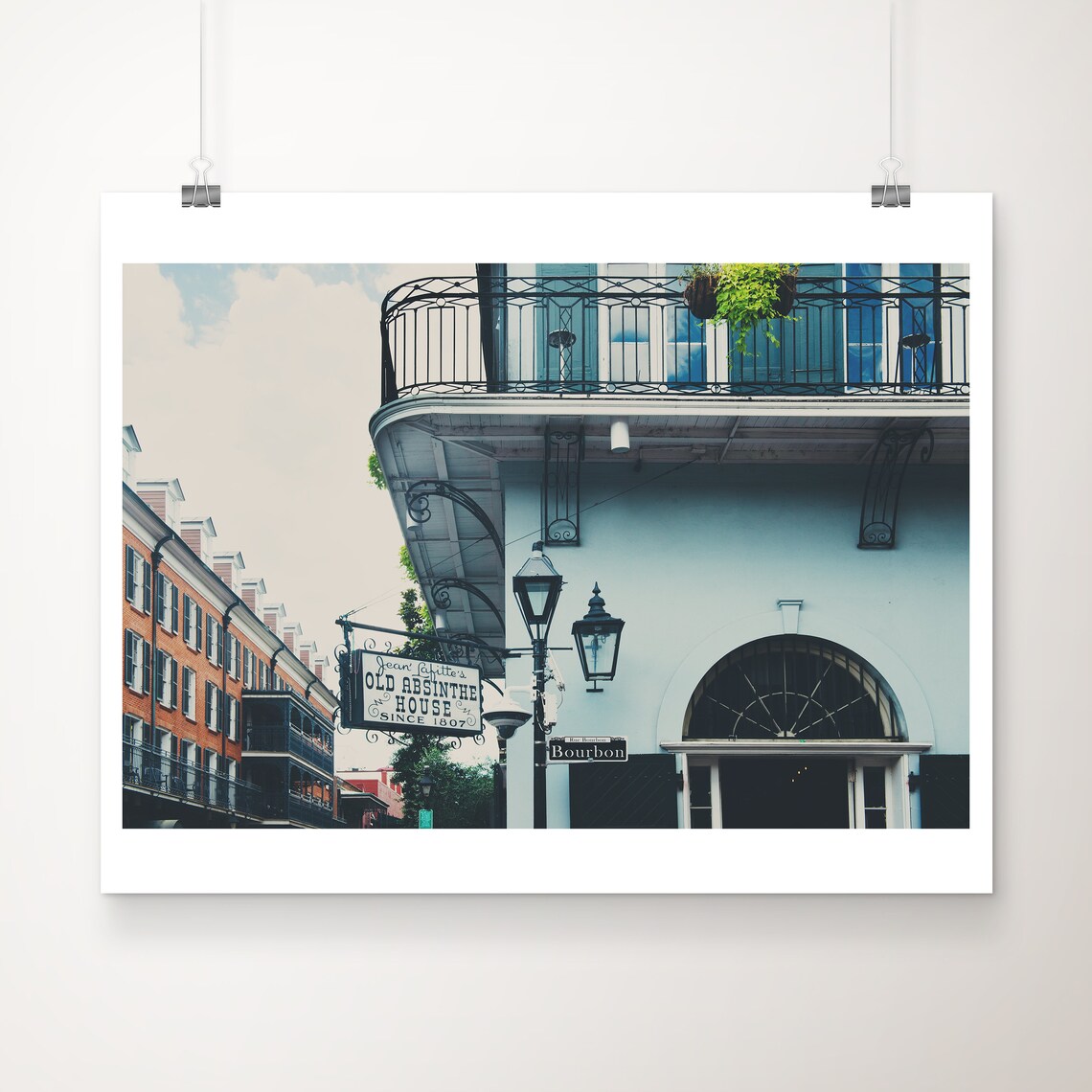 Bourbon Street New Orleans Old Absinthe House Photograph Poster