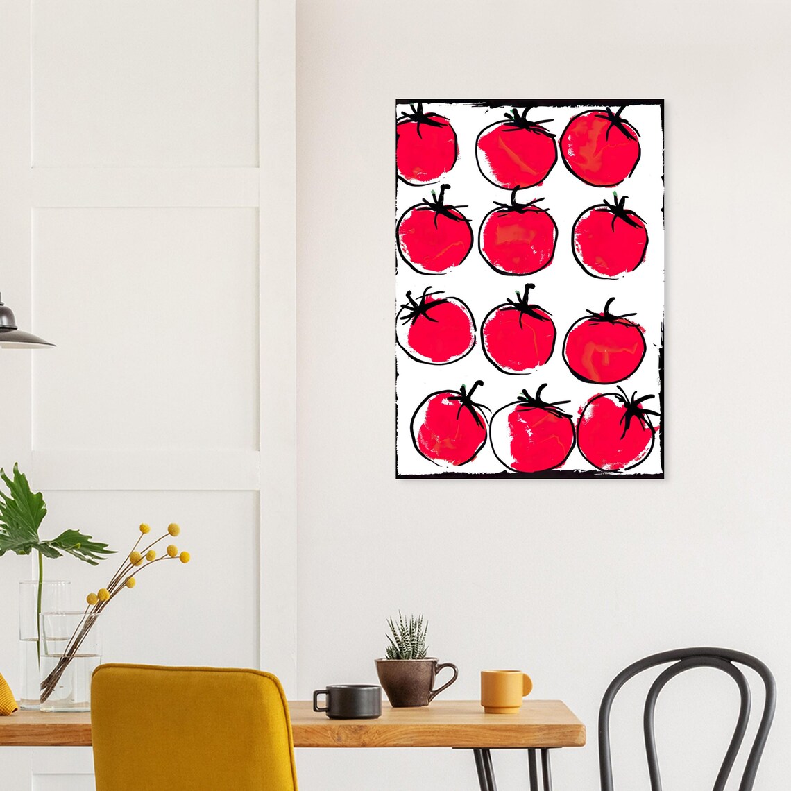 Tomato Poster In Museum Quality On Matte Paper Modern Food Art Wall Decoration For Kitchen Available In Various Sizes - Image 5