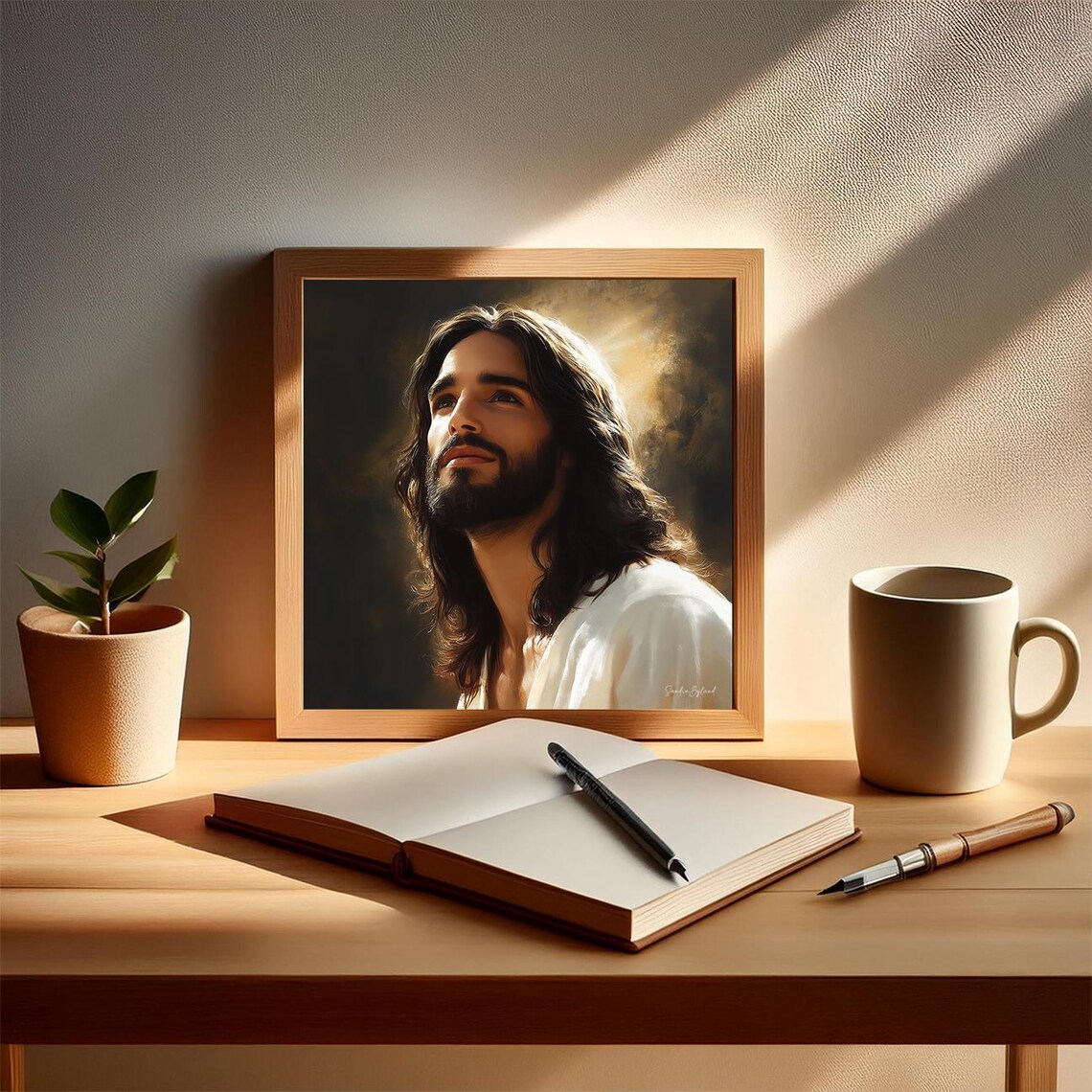 Jesus Portrait, God Grace Christian Wall Art - Image 4