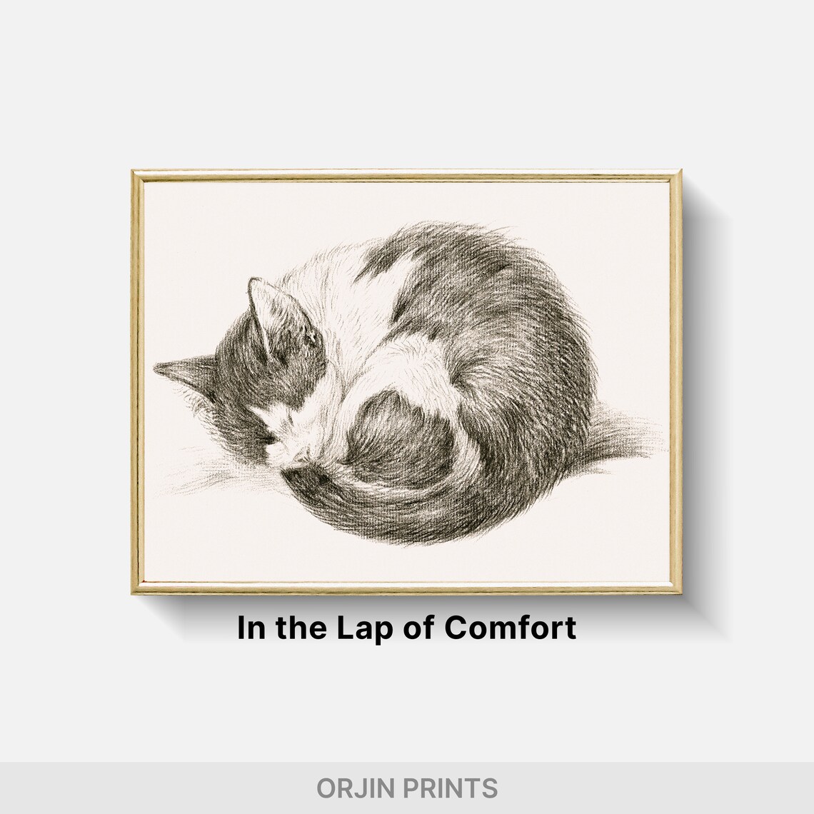 Vintage Tranquility Figure Art Print - Image 2