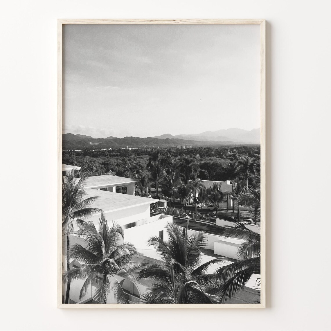Nayarit Black And White Photo Poster, Mexico