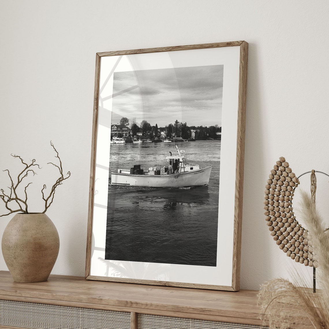 Portsmouth Nh Black And White Print Portsmouth Wall Art Portsmouth Map Poster Usa Photography United States Decor C19 368 - Image 2