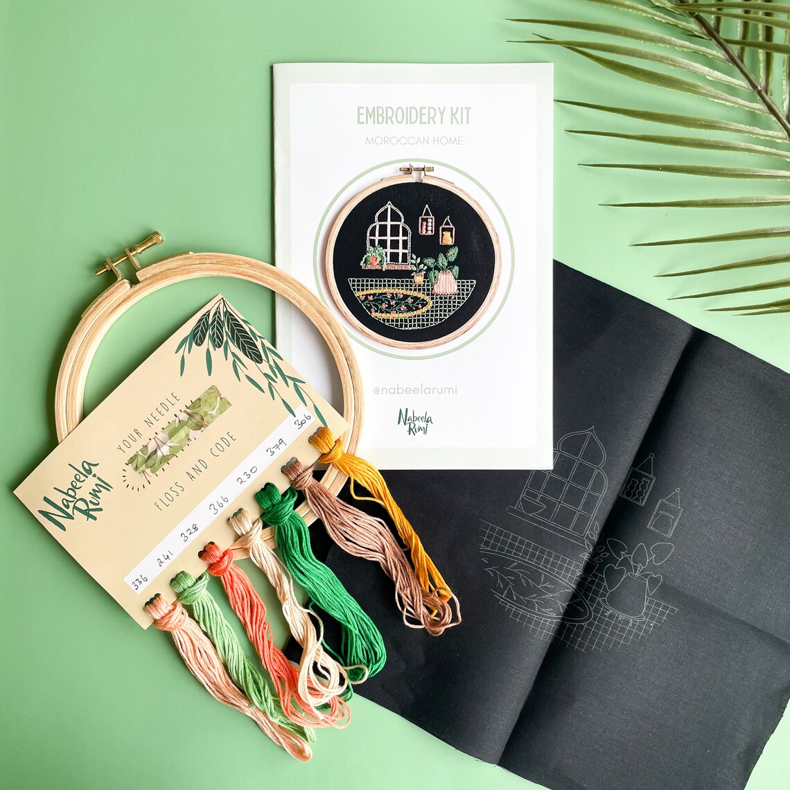 Colorful Embroidery Kit, Boho Plant Lady Gift - Image 3
