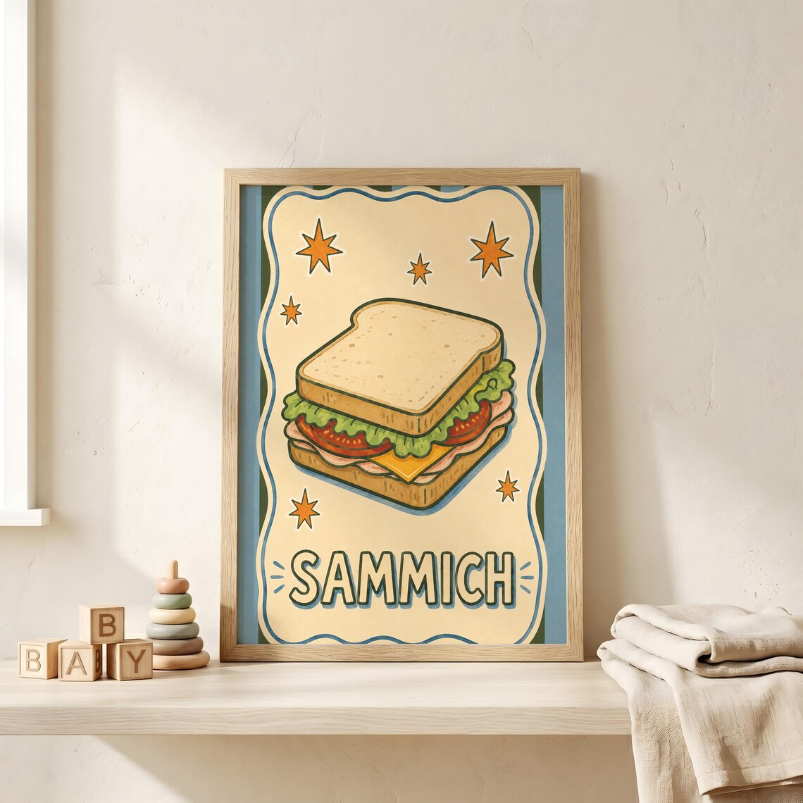 Toddler Boy Nursery Mispronunciation Keepsake Art Print