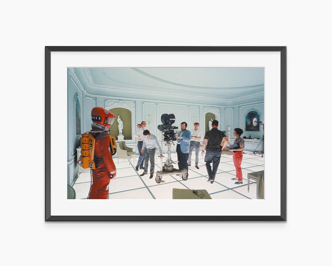 2001 A Space Odyssey Behind the Scenes Kubrick Film Set Photo Print