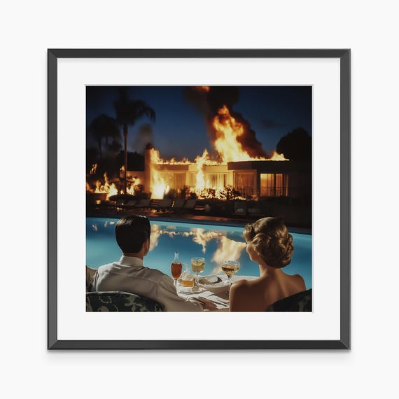 Fire In The House Photography Prints Room Decor Fine Art Fashion Print Museum Quality Poster