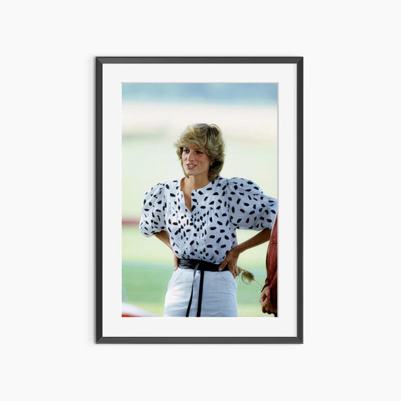 Princess Diana Print Photography Prints Lady Retro Poster Vintage Museum Quality