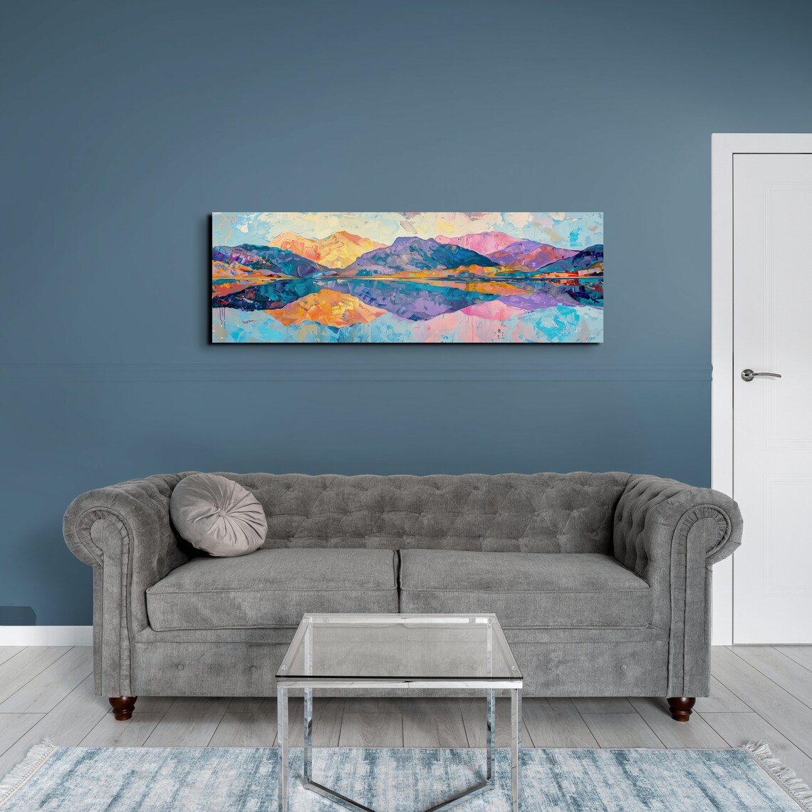 Mid Century Modern Mountain Art Print - Image 7