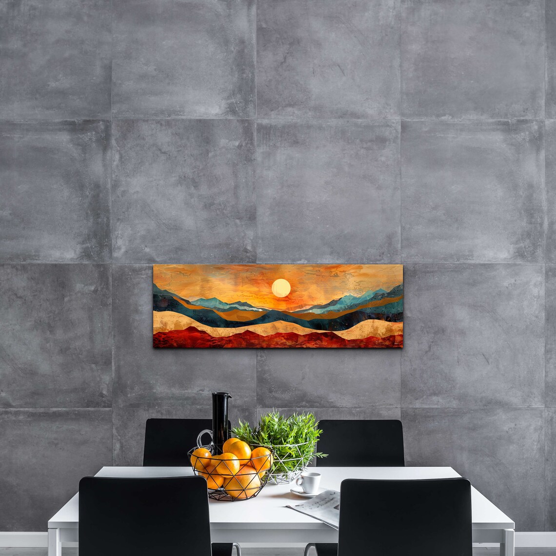 Southwest Style Sunset Wall Art Print, Modern Decor - Image 5