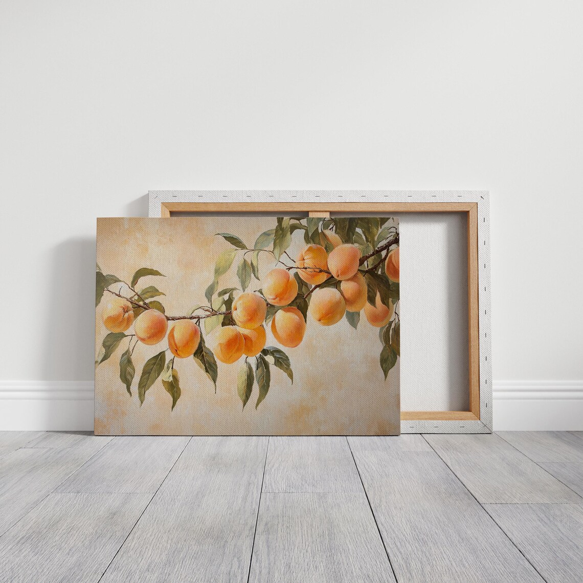 Peach Branch Art, Rustic Farmhouse Kitchen Decor - Image 3