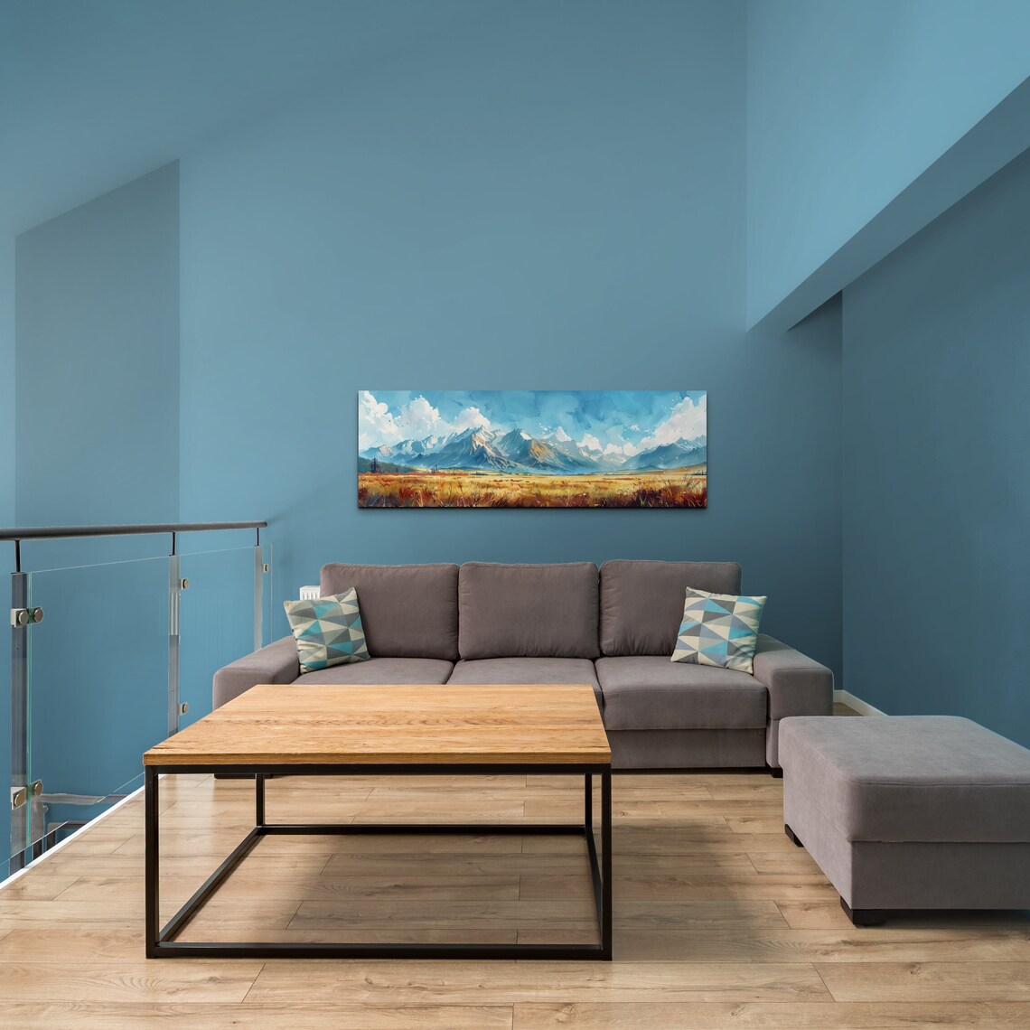 Brooks Mountain Range Mid-Century Modern Landscape - Image 6