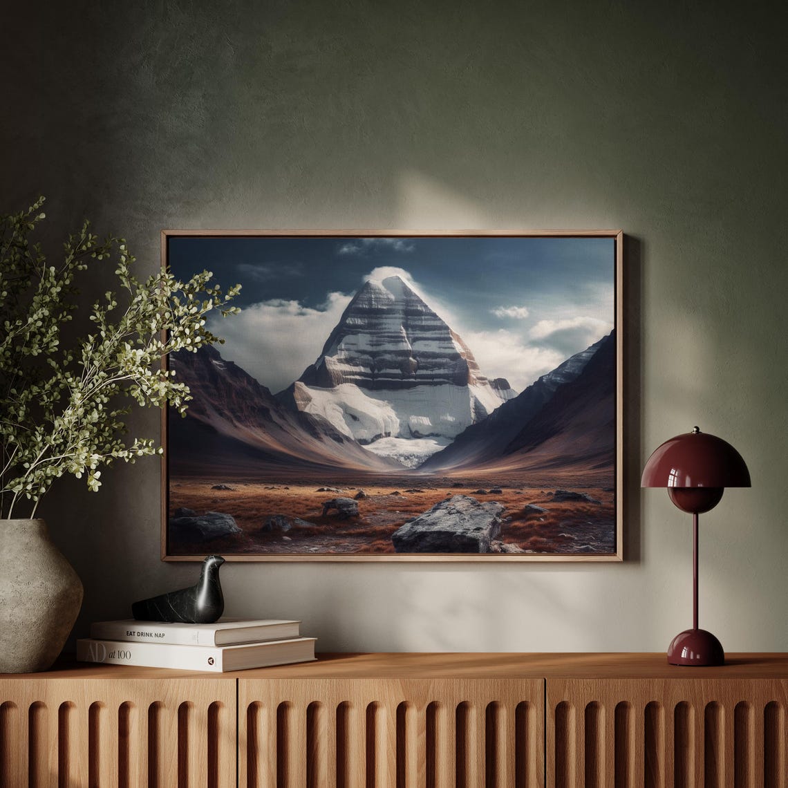 Snow-Capped Pyramid Peak Dramatic Mountain Wilderness Landscape Poster - Image 4