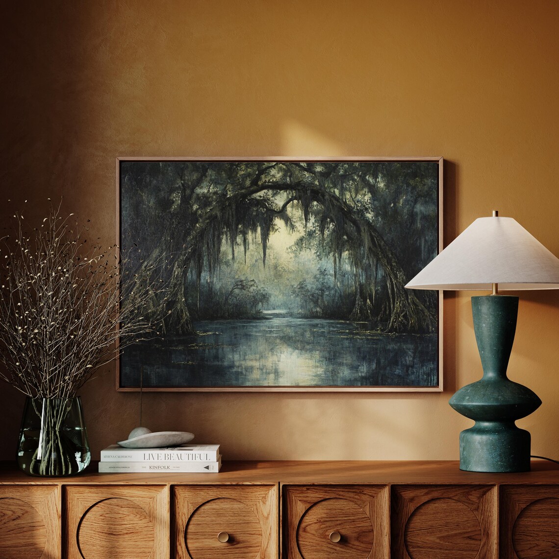 Enchanted Swamp, Mystical Forest Landscape - Image 4