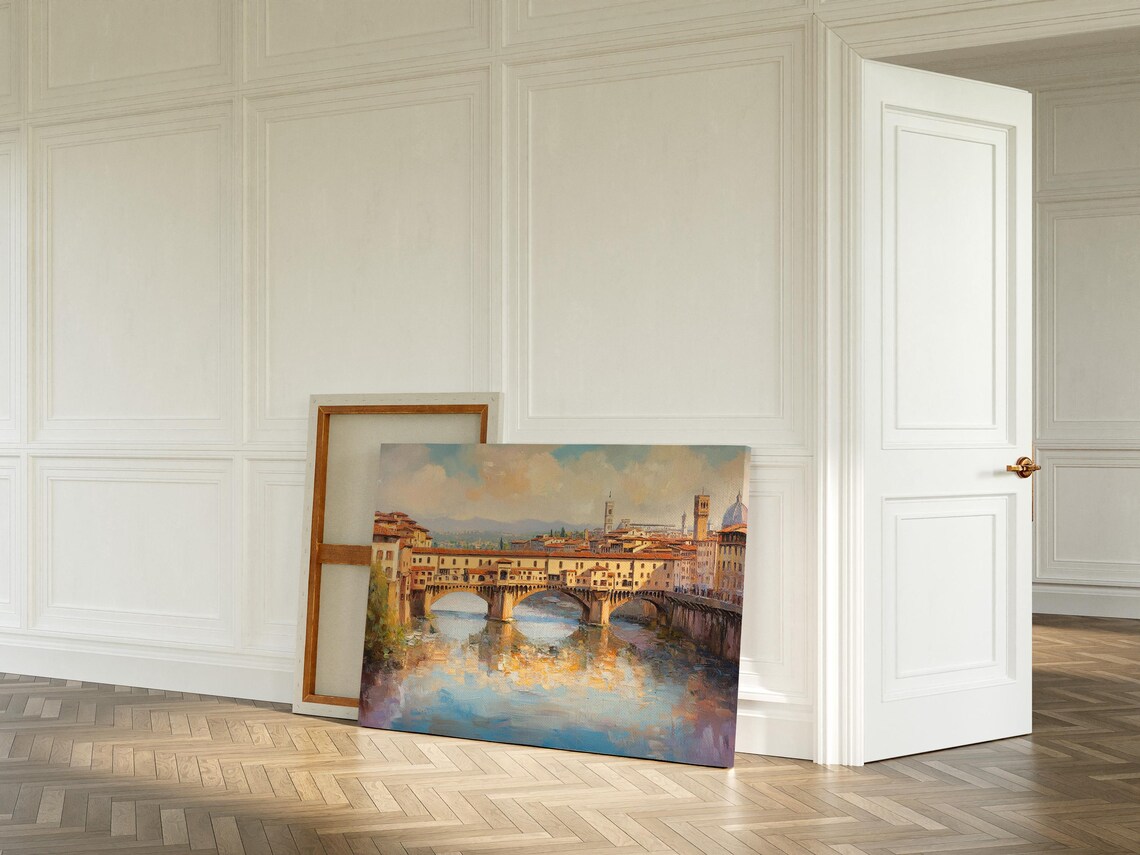 Ponte Vecchio Bridge, Florence Italy Cityscape - Image 3