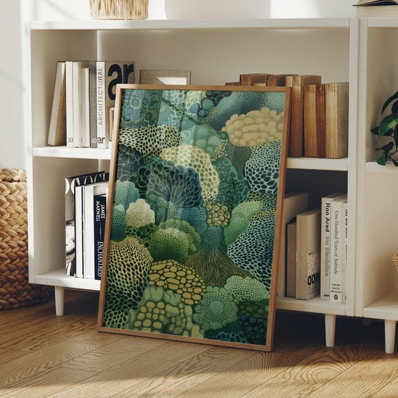 Underwater Coral Garden Abstract